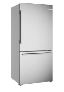 New- Bosch100 Series Freestanding Bottom Freezer Refrigerator (Stainless Steel)  Model #B3