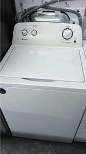 Pre-Owned Amana 3.8 cu. ft. Large Capacity Top Load Washer in White with High-Efficiency Agitator