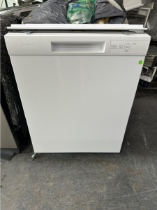 Pre-Owned Hotpoint Two Button Dishwasher with Plastic Interior (White)  Model #HDF330PGRWW