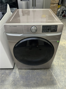 Pre-Owned Samsung 27 Inch Gas Dryer with 7.5 Cu. Ft. Capacity: Champagne  Model #DVG45R6100C