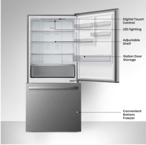 Kim's Appliances Single Door Bottom Freezer