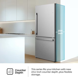 Kim's Appliances Single Door Bottom Freezer