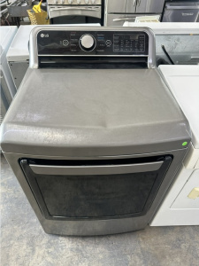 Pre-Owned LG 7.3 cu. ft. Ultra Large Capacity Smart Wi-Fi Enabled Rear Control Gas Dryer Mode #DLG7