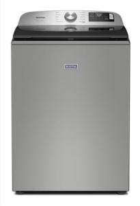 Coming Soon! Maytag 5.3 Cu. Ft. Top Load Impeller Washer (Classic Silver) Model: MTW6200RR