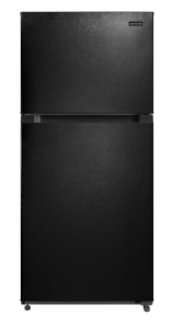 New! Frigidaire 19 Cu. Ft. Garage Ready Top Freezer Refrigerator (Black) Model #FRTE1814AB