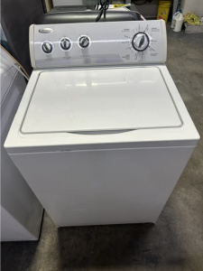 Pre-Owned Whirlpool 27 Inch Top-Load Washer: White  Model # WTW5500SQ