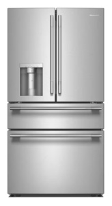 New! KitchenAid 29 Cu. Ft. 36-Inch 4-Door French Door Refrigerator Model: KRMF436SPS