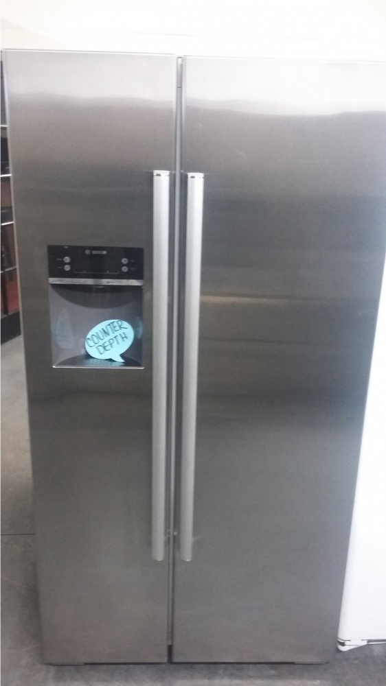 Bosch Stainless Steel 36 Counter Depth Side By Side Refrigerator