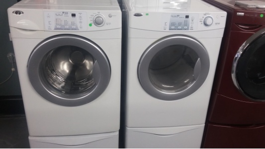 Front Load Sets Kimo S Liances Maytag Amana Front Load Set On Pedestals Out Of Stock